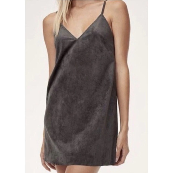 Aritzia Wilfred Free Vivienne Dress Grey - Picture 1 of 7